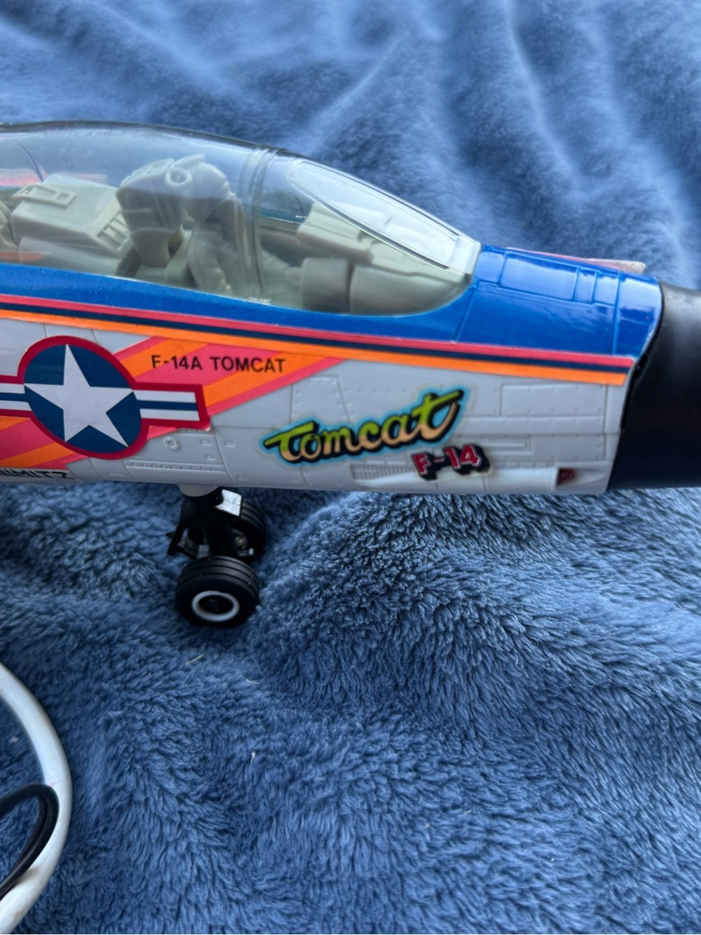 Tomcat F-14 Remote Control Airplane Vintage RARE Top Gun Aviation Airplanes Jets - Picture 2 of 5